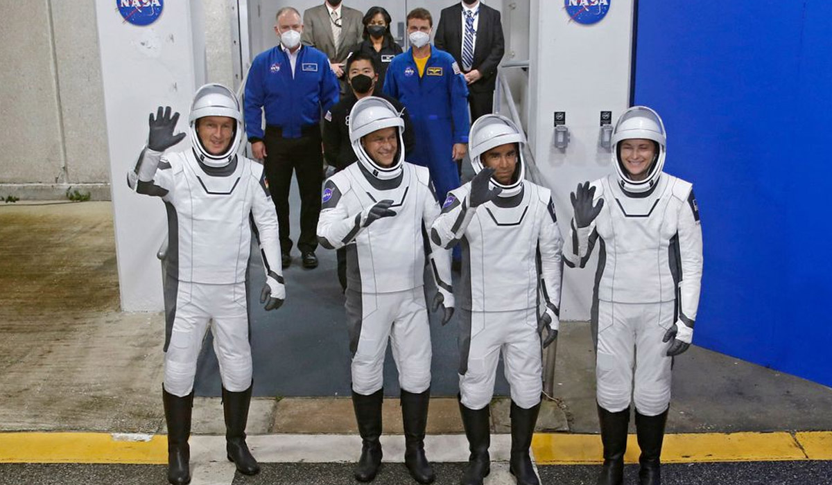 Latest astronaut crew of 4 welcomed aboard International Space Station